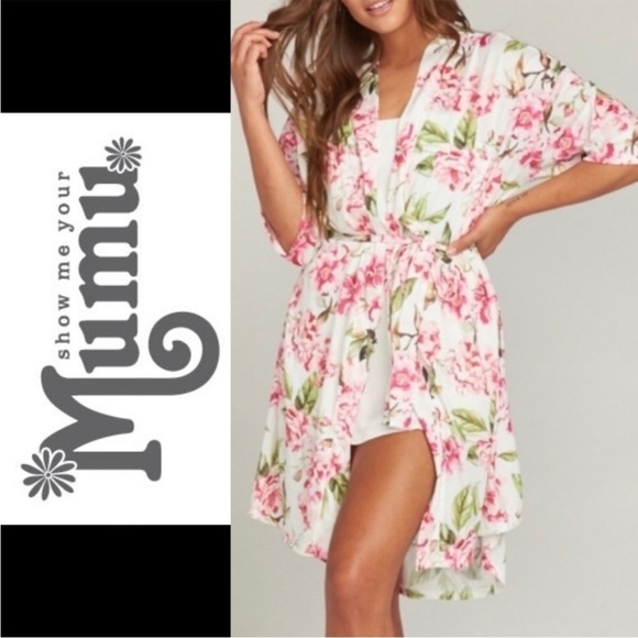 Show Me Your Mumu Brie Robe Floral Intimates OS - Picture 16 of 16